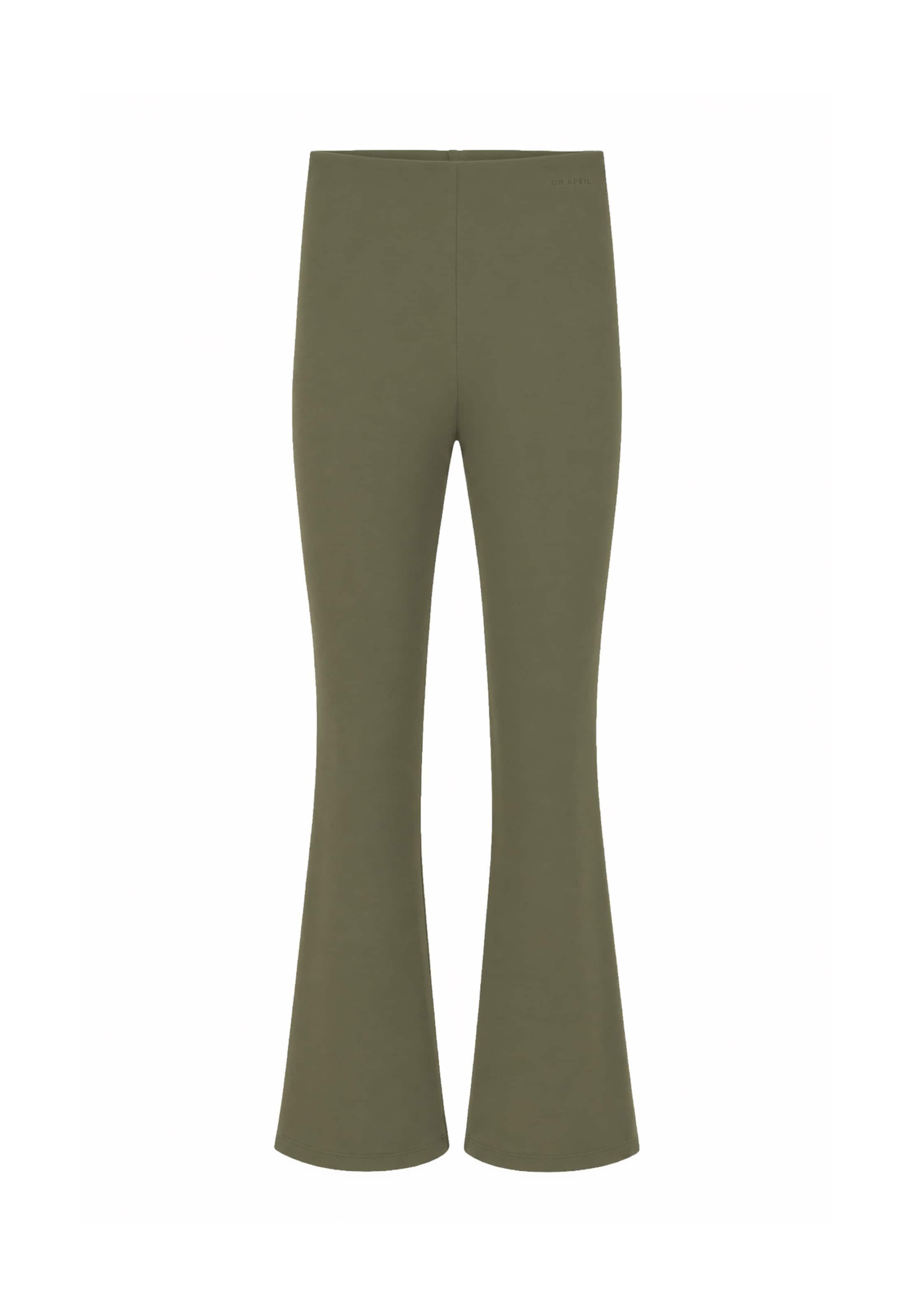 OH APRIL Bootcut Legginsy 'Tia' w kolorze zielony: przód