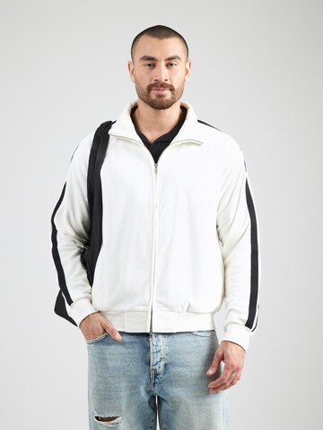JACK & JONES - Chaqueta de entretiempo 'JCOATHLETICO' en blanco: frente