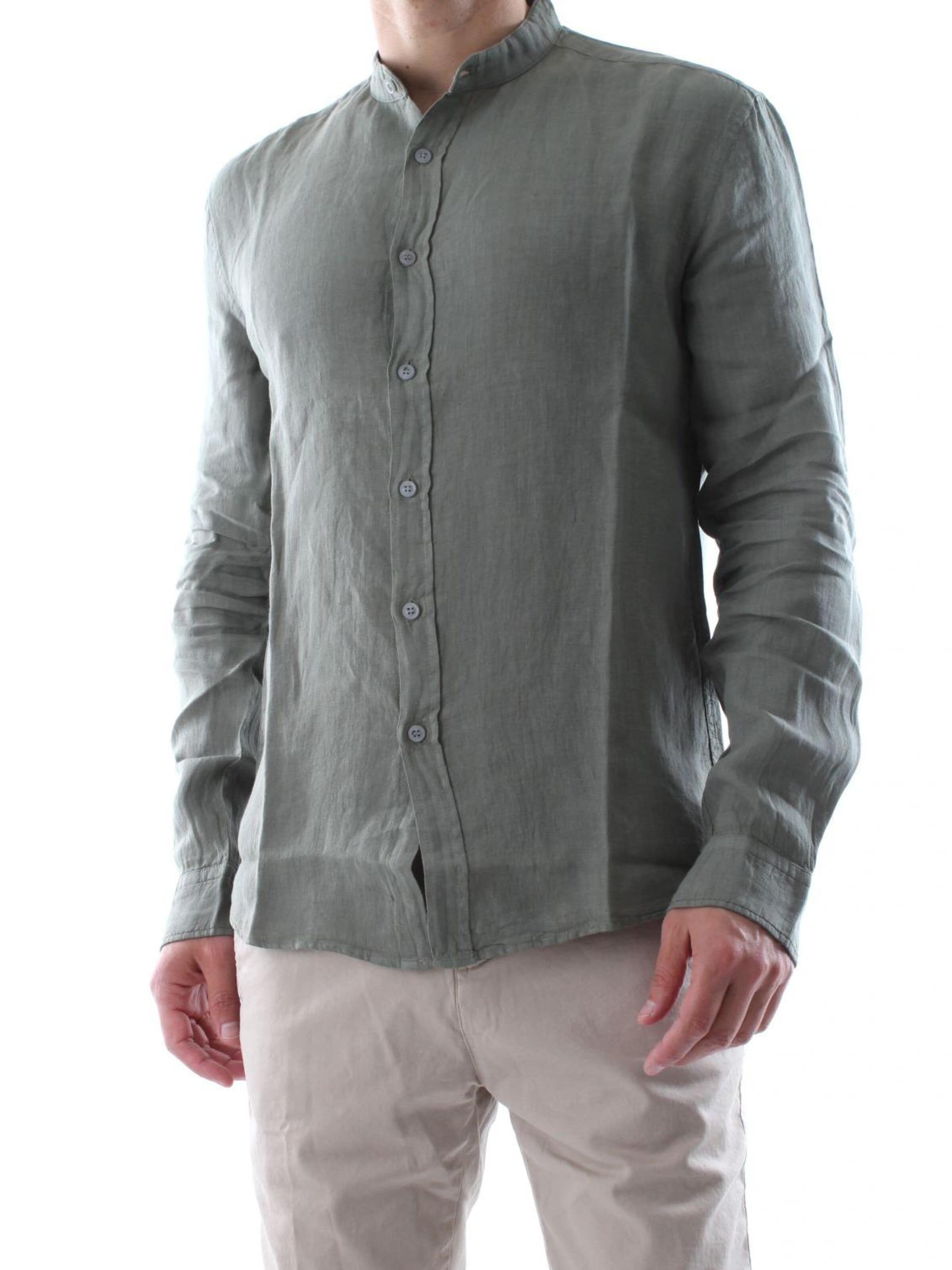 40weft Shirt in Grijs: voorkant