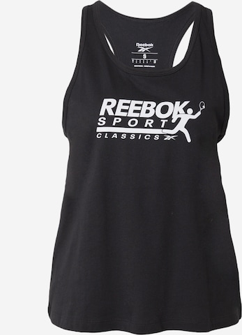 Reebok Sport top - fekete: elől