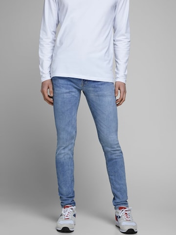 JACK & JONES Skinny Jeans 'JJILiam JJOriginal' in Blauw: voorkant