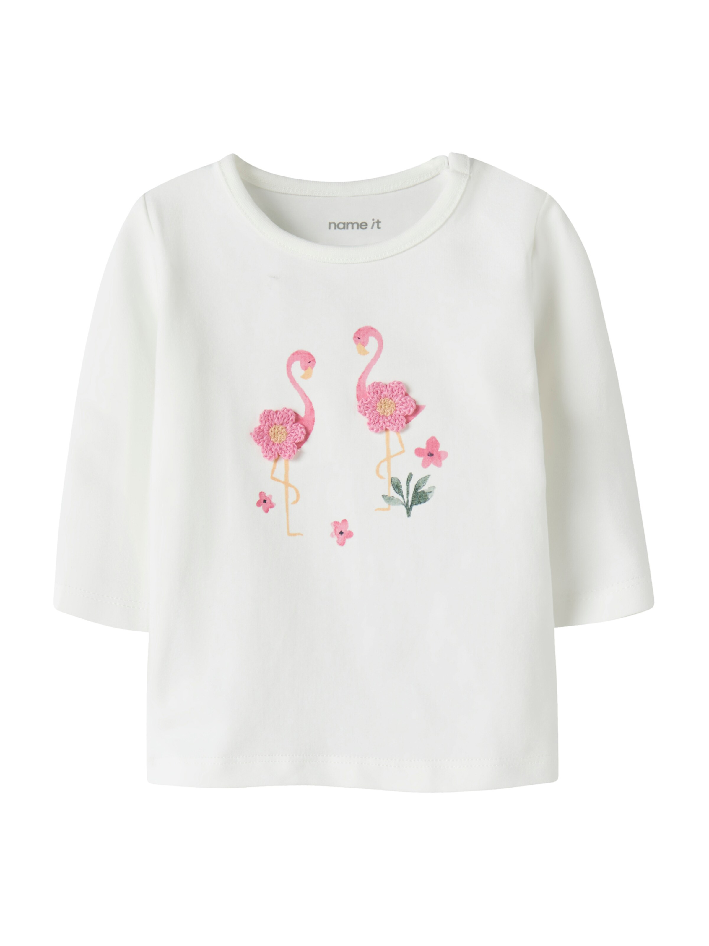 NAME IT Футболка 'NBFHIA' в Белый: спереди