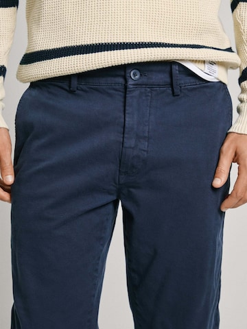 Coupe slim Pantalon chino Pepe Jeans en bleu