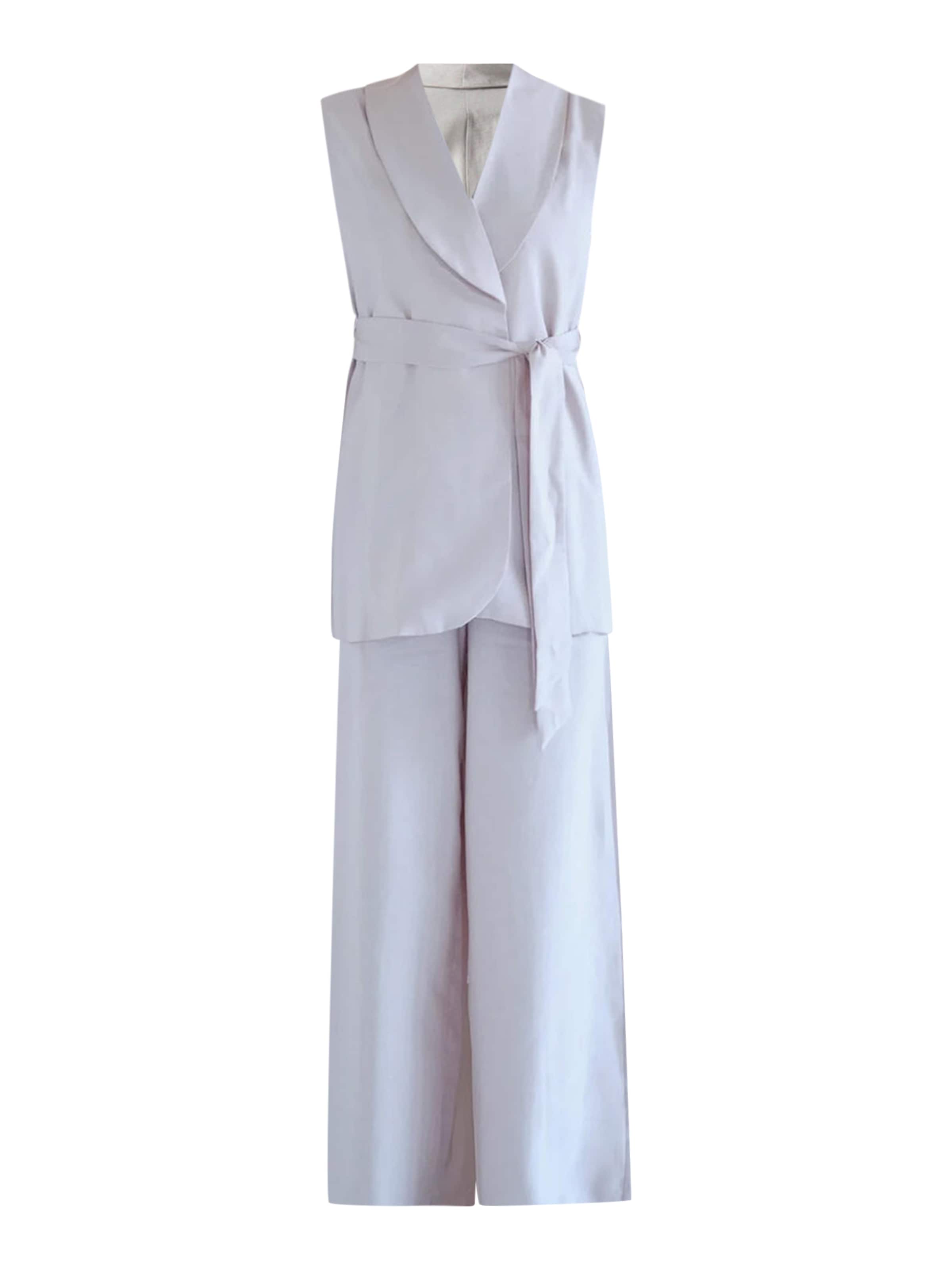 Touche Prive Hosenanzug in Grau: Vorderseite