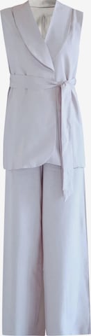 Pantalons de tailleur Touche Prive en gris : devant