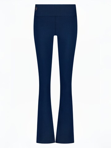 Urban Goddess Yoga & Activewear Flared Workout Pants 'Anandafied' in Blue: front