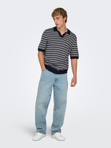 Only & Sons - Loosefit Vaquero 'ONSFade' en azul