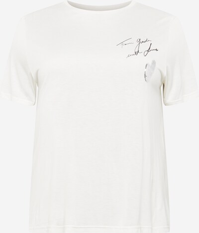 Tricou 'Elisa' Guido Maria Kretschmer Curvy Collection pe alb, Vizualizare produs
