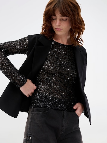 T-shirt modström en noir : devant