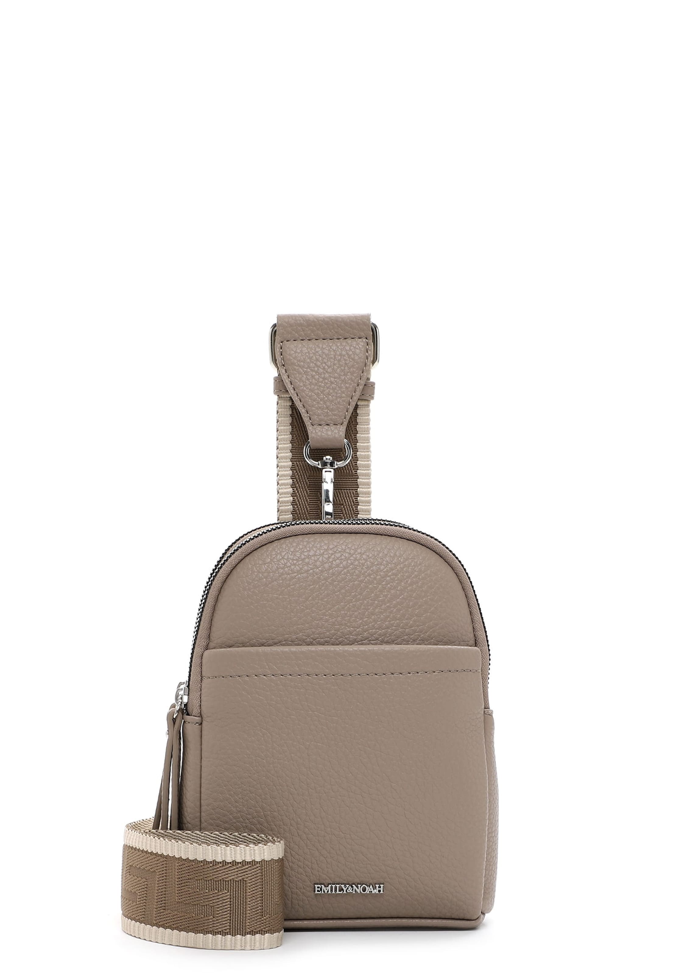 Emily & Noah Umhängetasche 'Elena' in Beige: Vorderseite