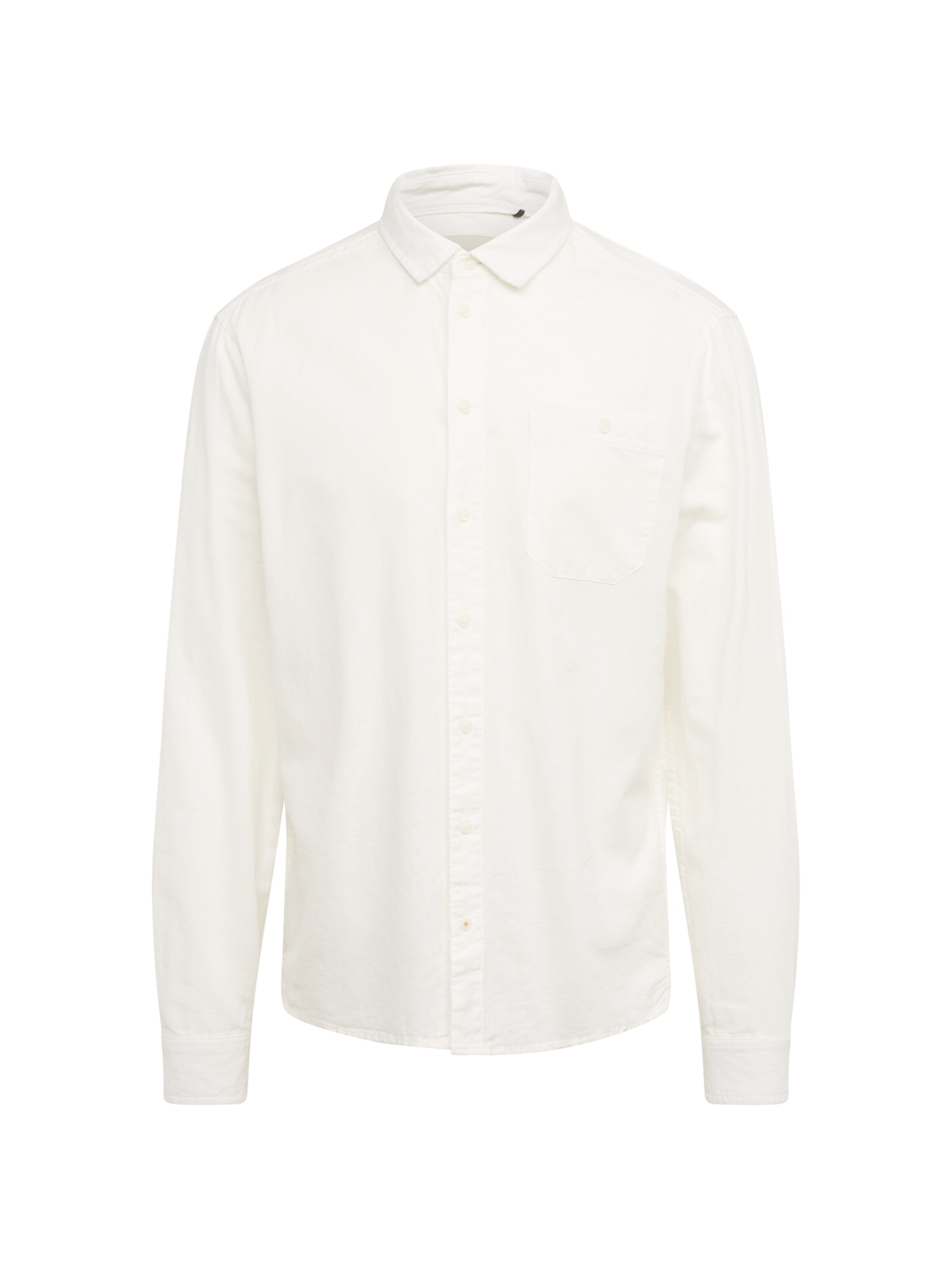 BLEND Regular Fit Hemd in Weiß: Vorderseite