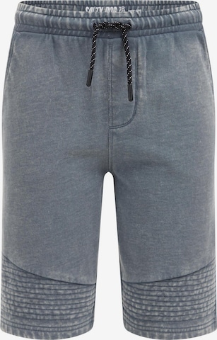 WE Fashion Normální Kalhoty – šedá: přední strana