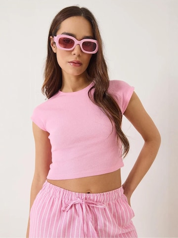 Bianco Lucci Top in Roze