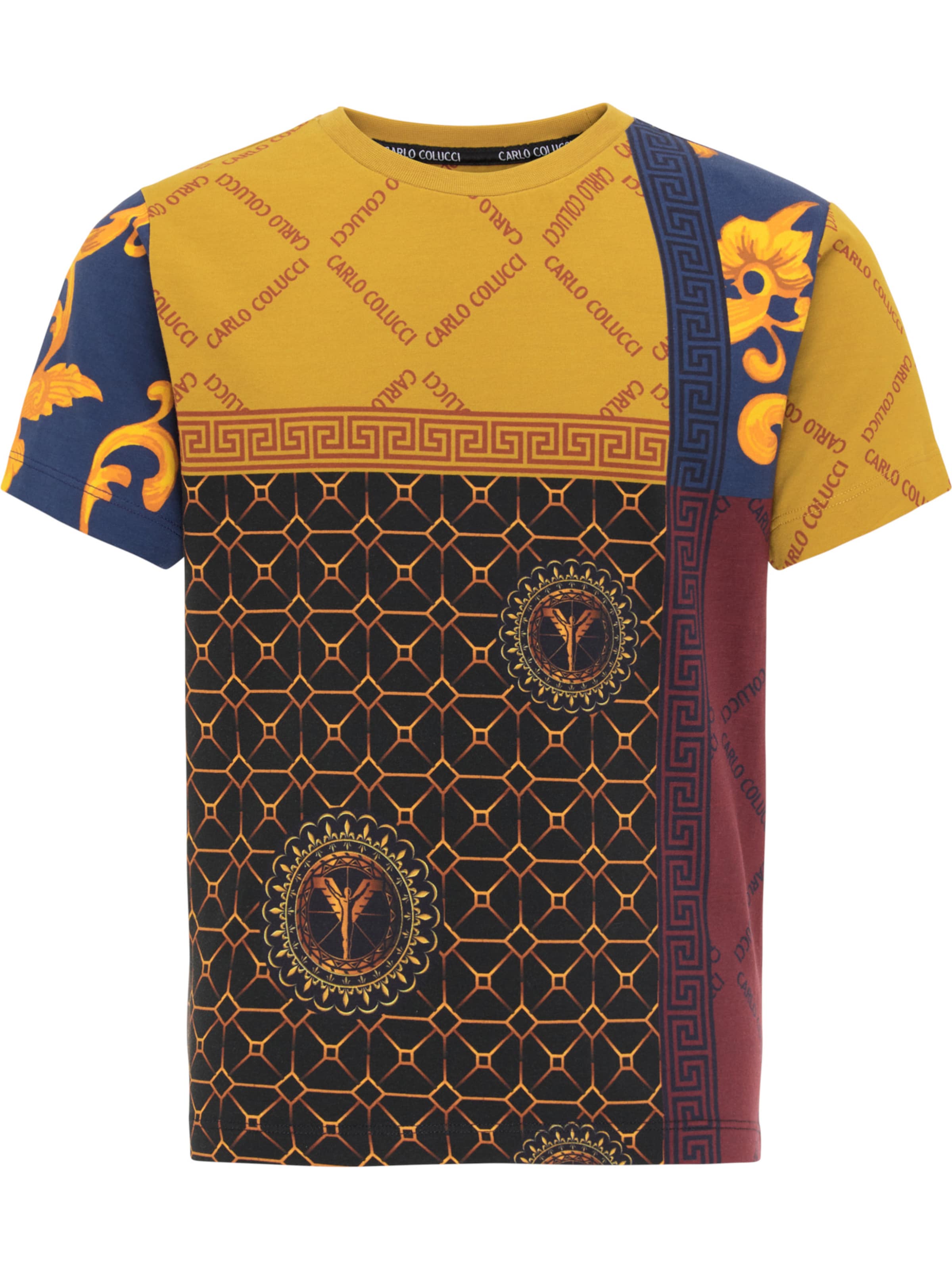 T-Shirt 'Capozzi' Carlo Colucci en mélange de couleurs : devant