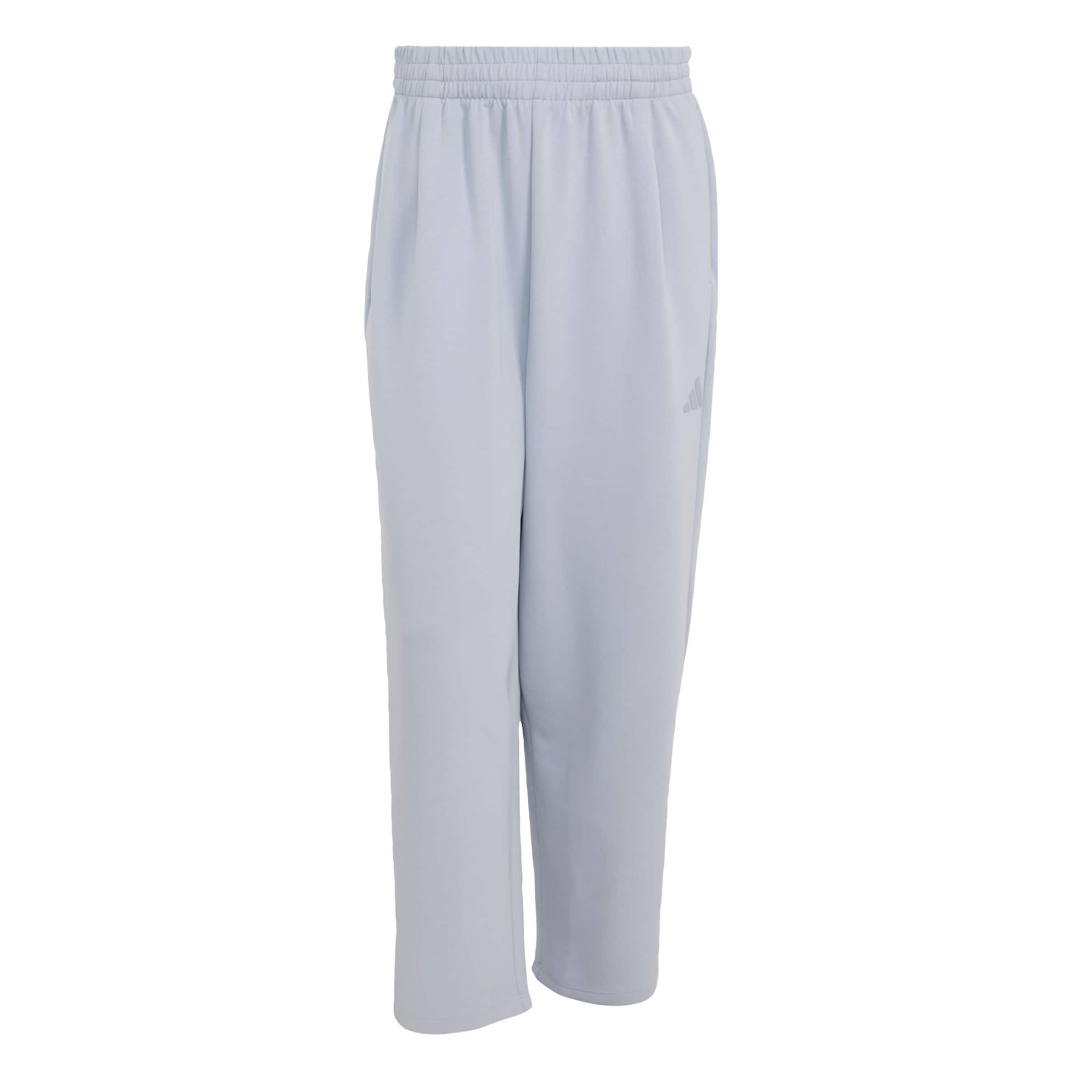 Pantaloni sportivi 'Soft Lux' di ADIDAS SPORTSWEAR in grigio: frontale