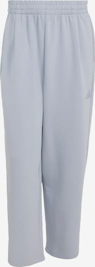 ADIDAS SPORTSWEAR Pantalon de sport 'Soft Lux' en gris argenté, Vue avec produit