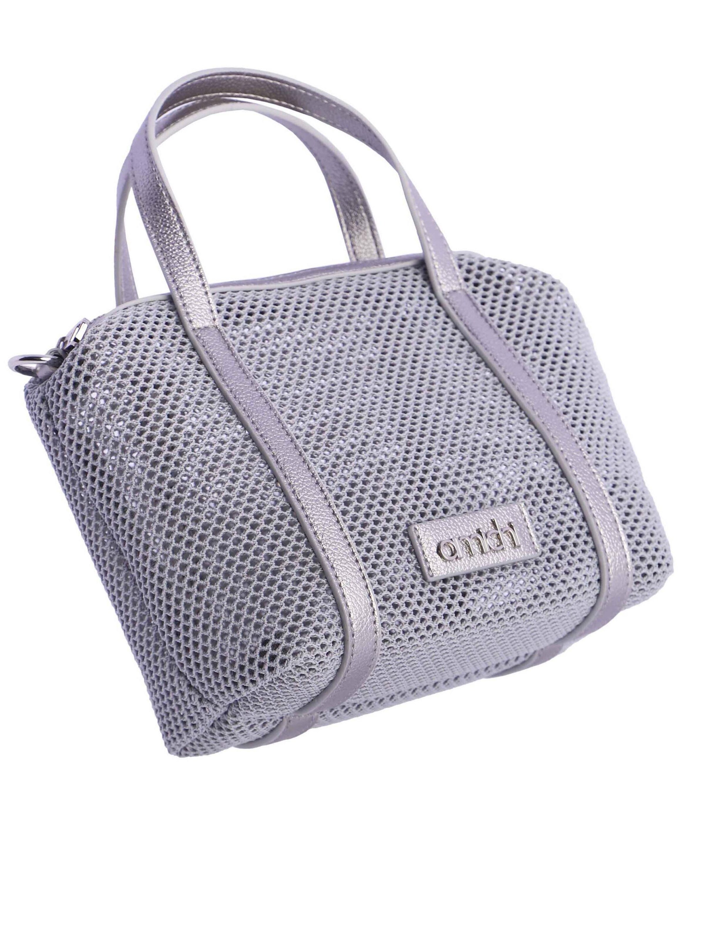 Amichi - Bolso de mano en plata