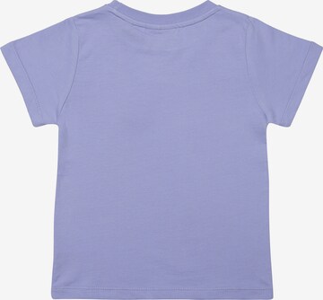 T-Shirt smiler. en violet