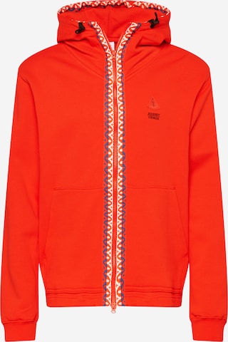 NIKE Sportsweatvest in Rood: voorkant