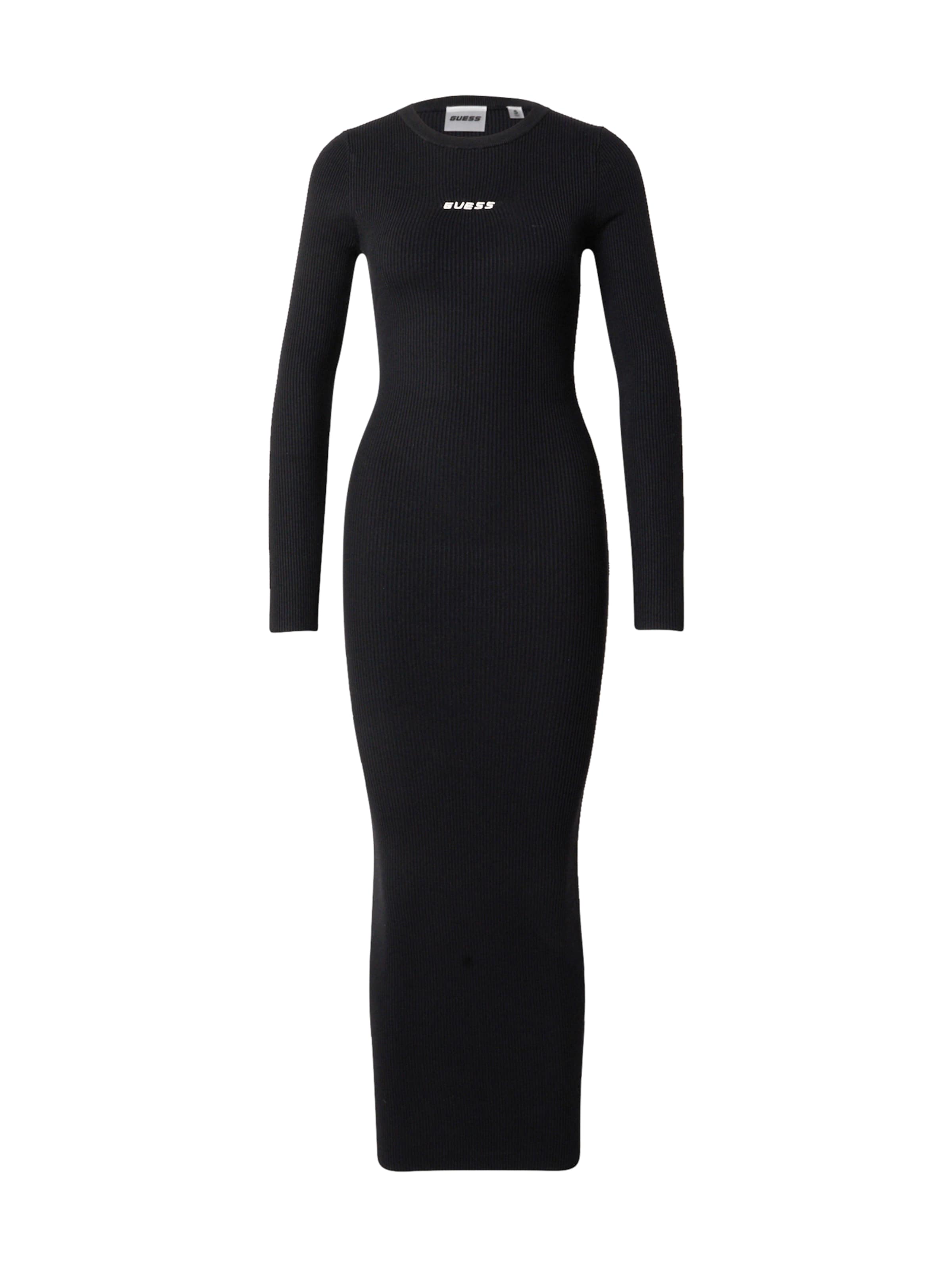 GUESS Πλεκτό φόρεμα &#x27;FLAMINIA&#x27; σε μαύρο: μπροστά