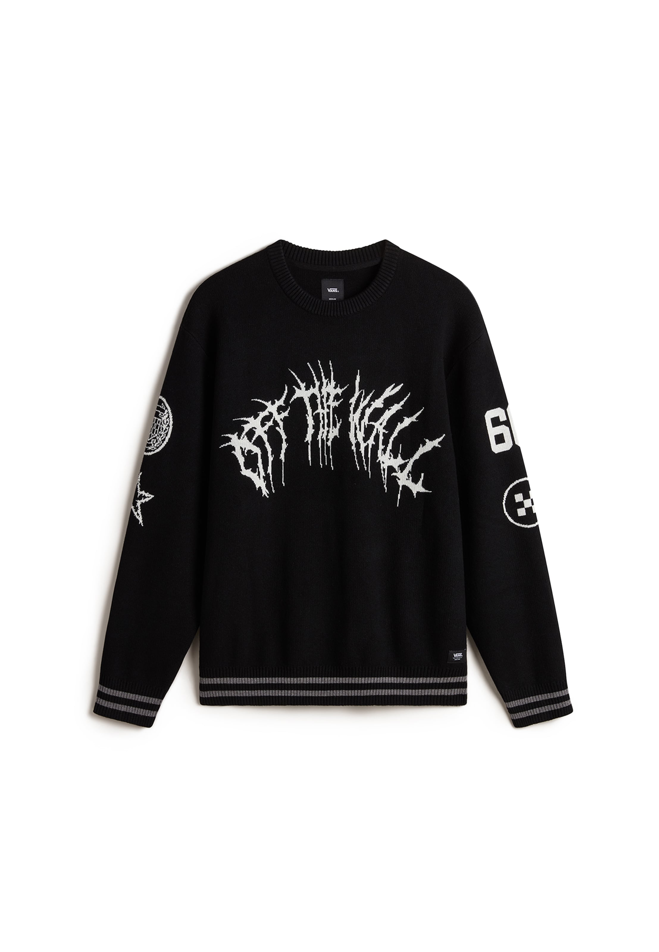 VANS Пуловер в черно: отпред