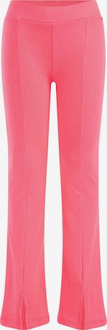 WE Fashion Панталон в розово: отпред