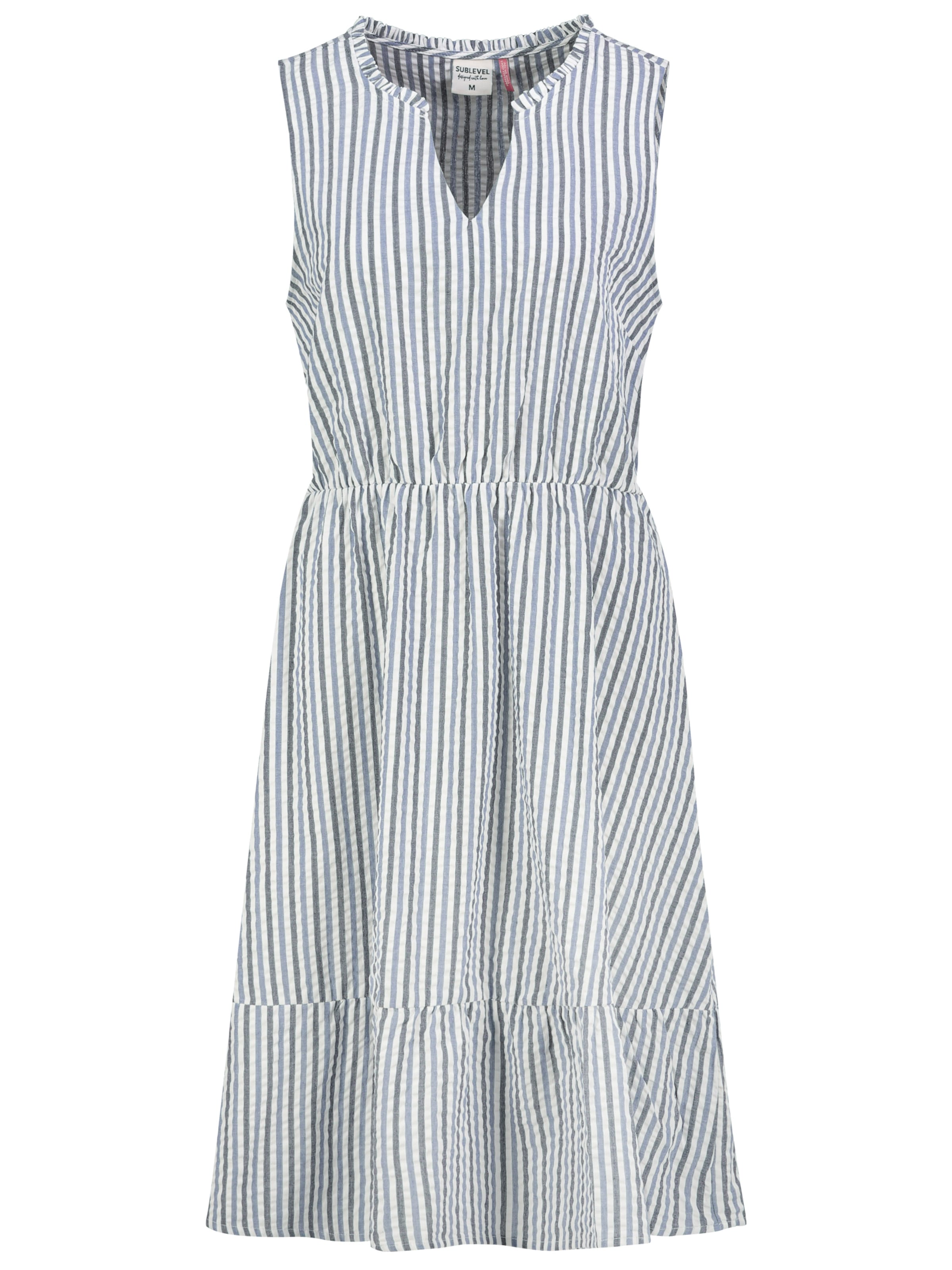Sublevel Kleid in Blau: Vorderseite