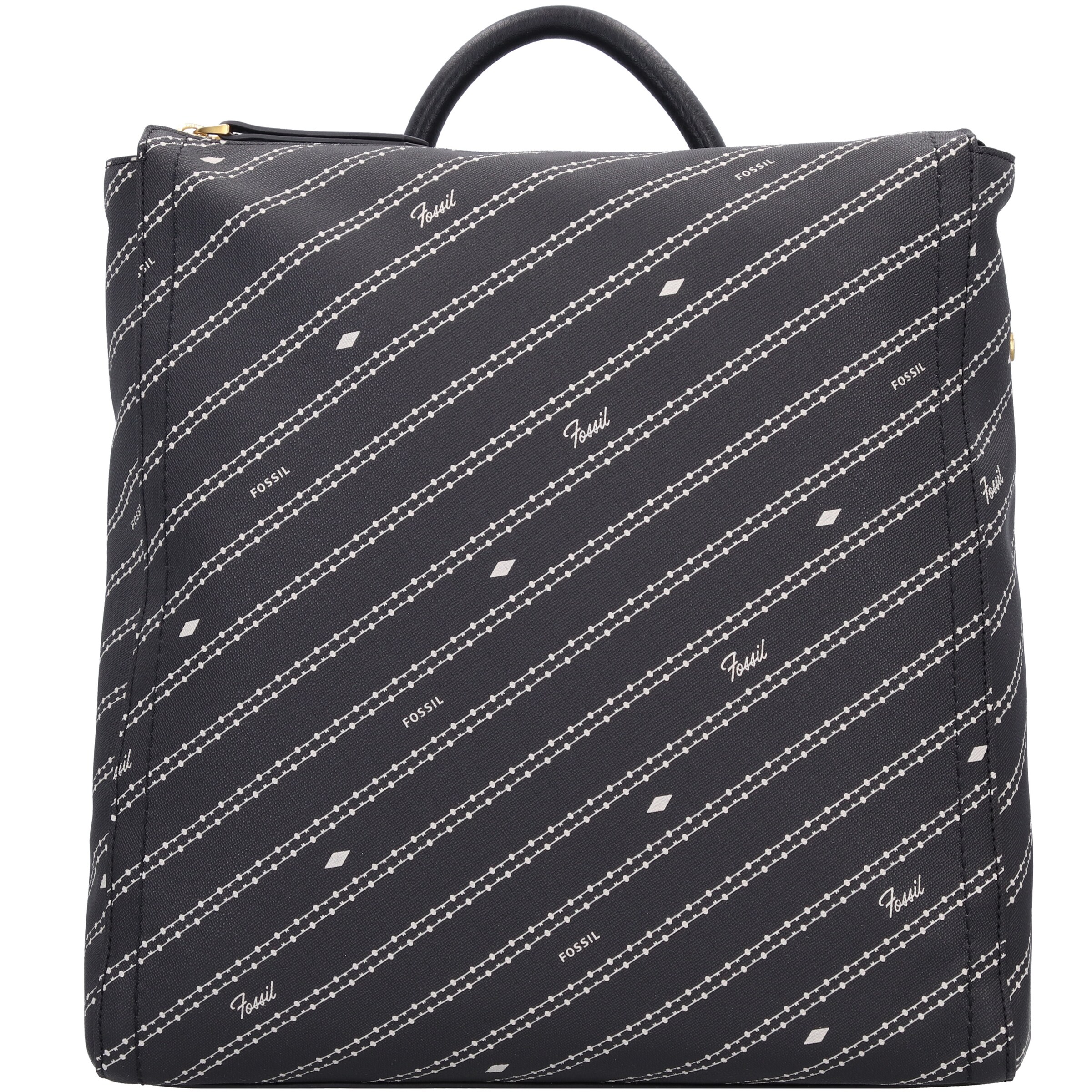 Zaino 'Parker' di FOSSIL in nero: frontale