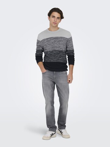 Pull-over Only & Sons en gris