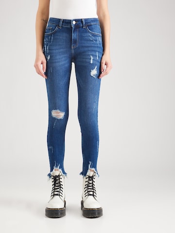 ONLY Skinny Jeans 'HUSH' i blå: framsida