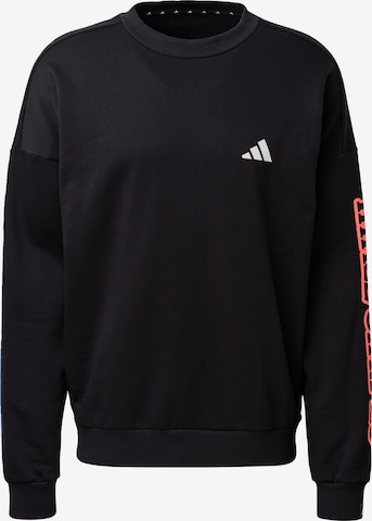 ADIDAS PERFORMANCE Sportsweatshirt in Schwarz: predná strana