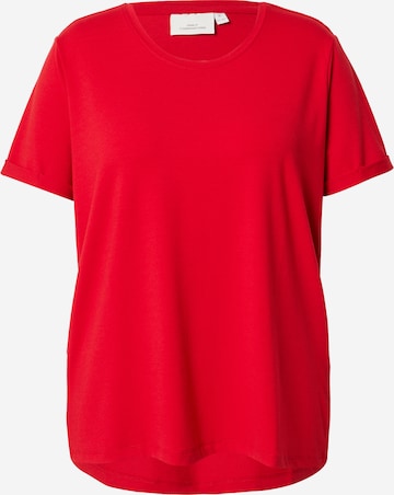 T-shirt 'CARMOSTER' ONLY Carmakoma en rouge : devant
