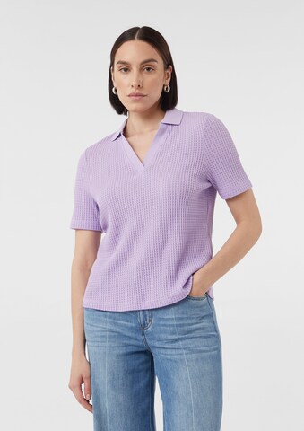 T-shirt comma casual identity en violet : devant