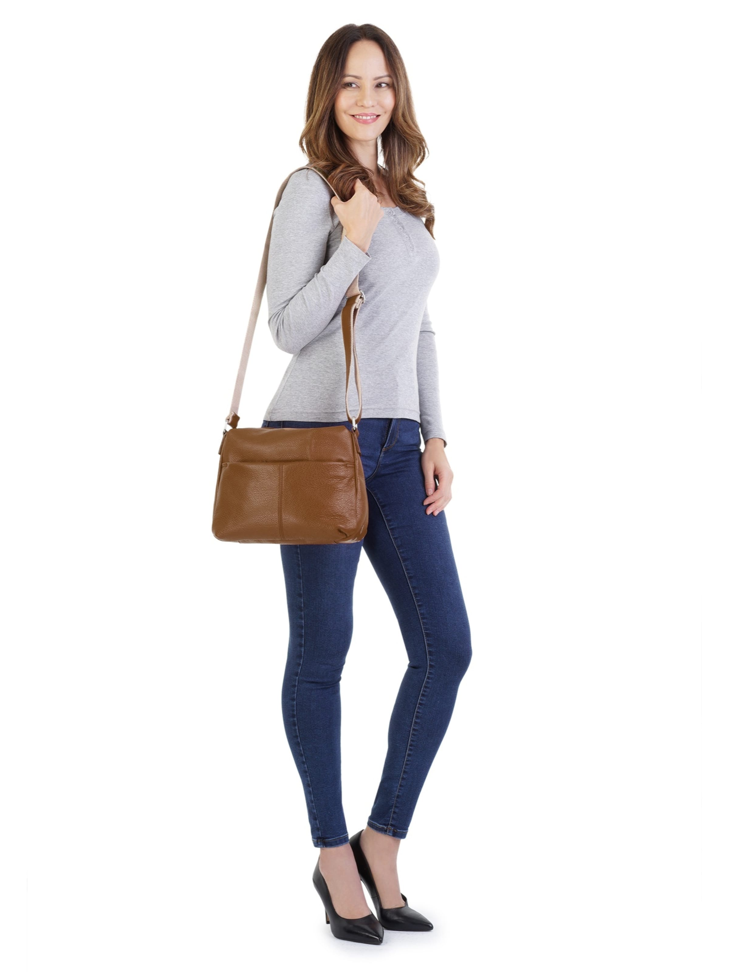 Sac à bandoulière Samantha Look en marron