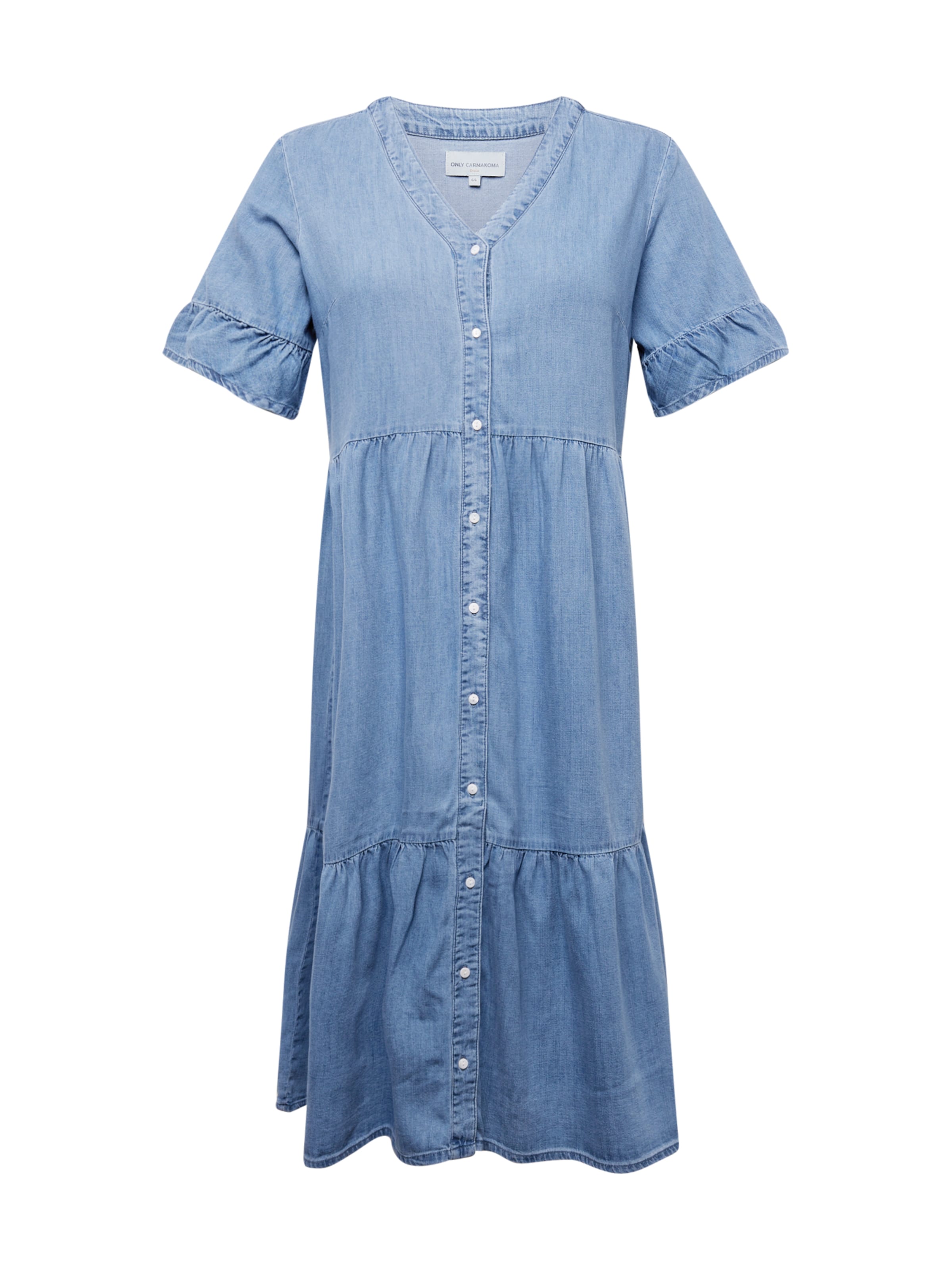 ONLY Carmakoma Blusekjole 'AREENA' i blå: forside