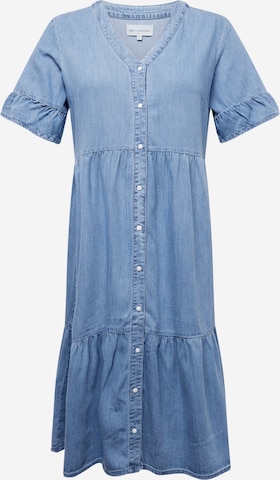 ONLY Carmakoma Košilové šaty 'AREENA' – modrá: přední strana