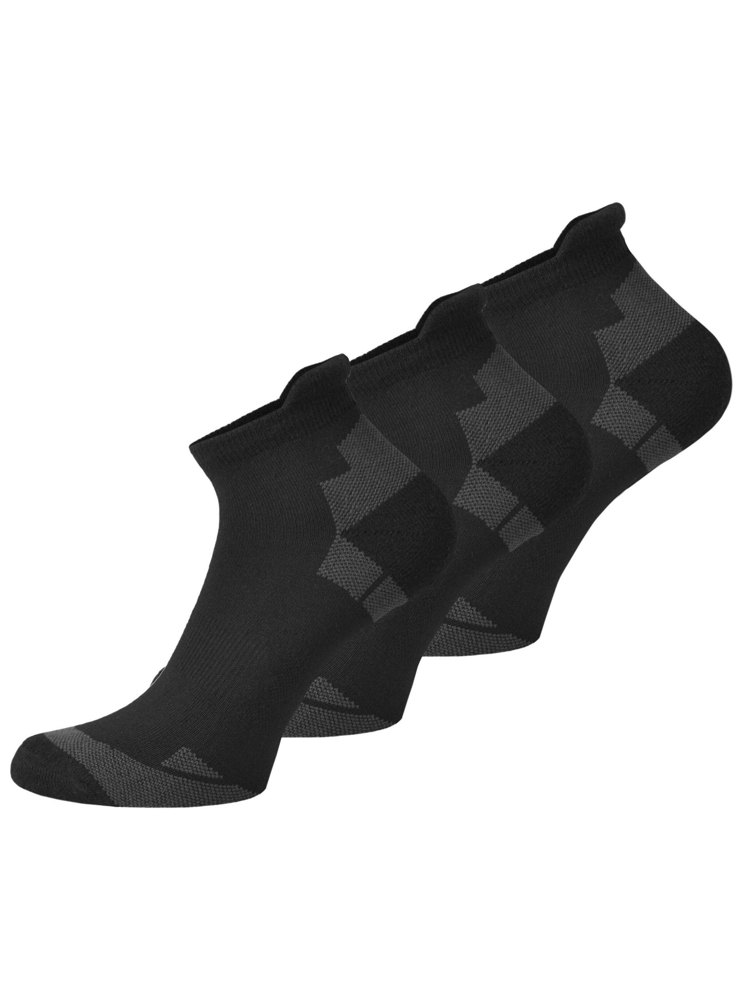 normani Sportsocken in Schwarz: Vorderseite