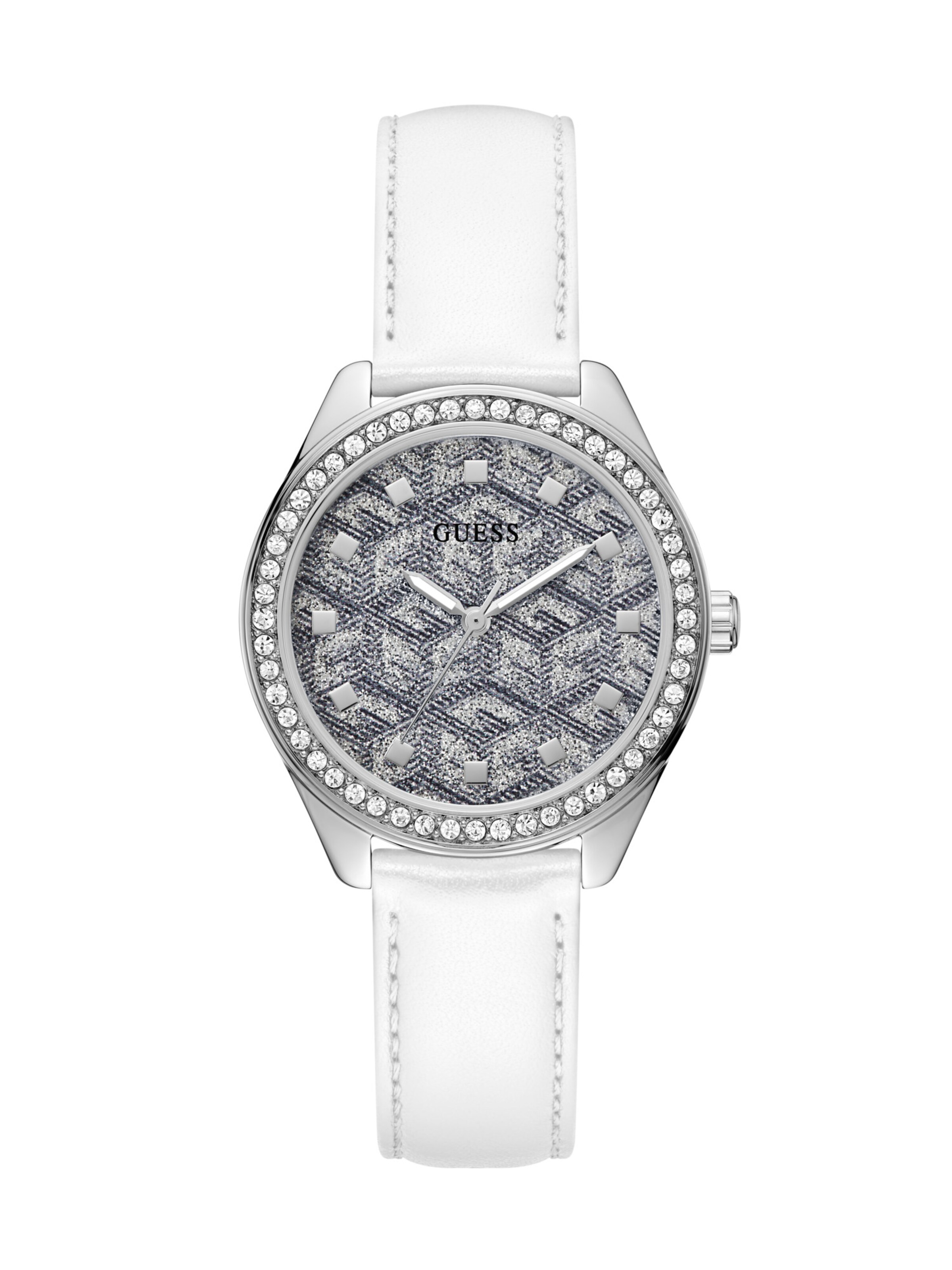 GUESS Analog watch in White: front