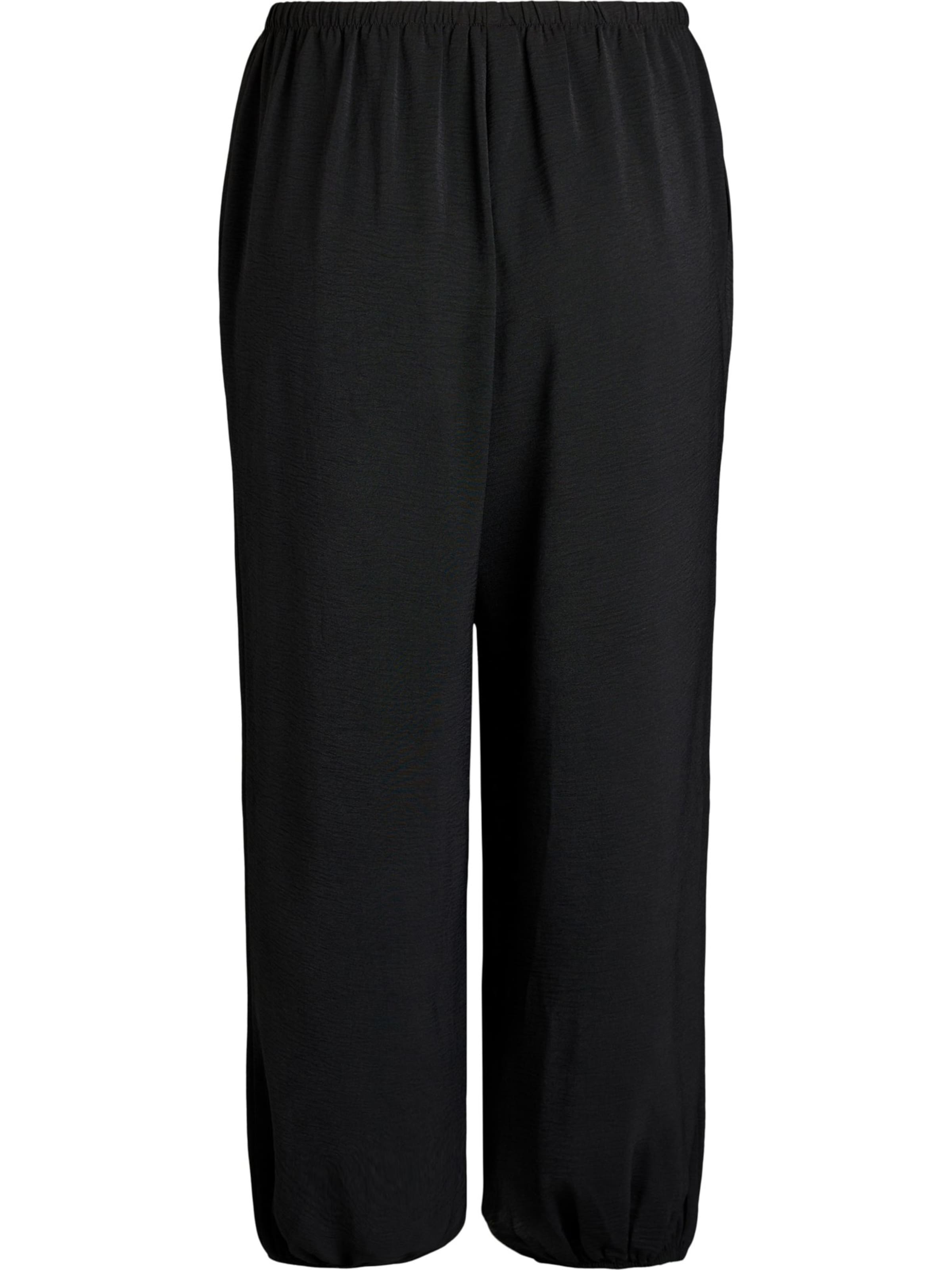 Loosefit Pantaloni 'FLKIKKA' di Zizzi in nero