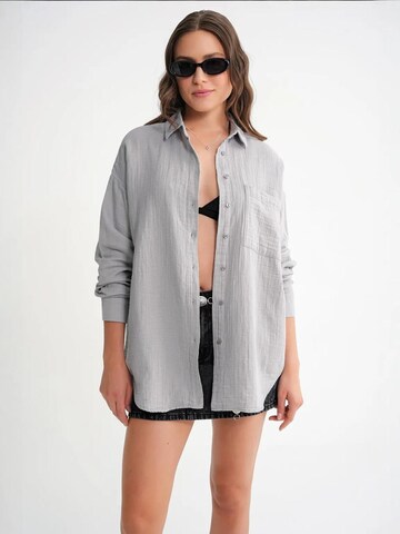 Camicia da donna di MixRay in grigio