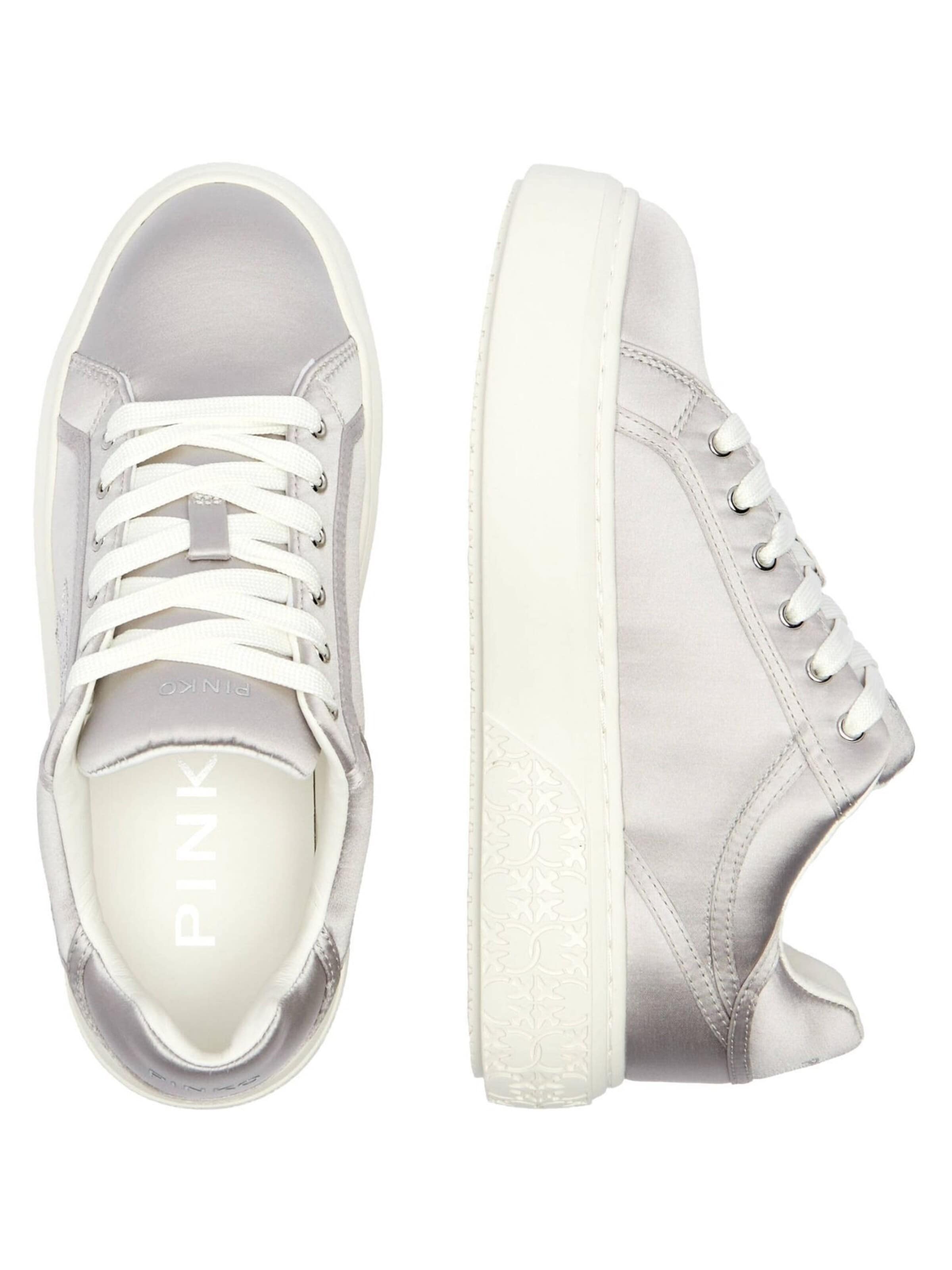 PINKO - Zapatillas deportivas bajas 'Yoko 11' en plata