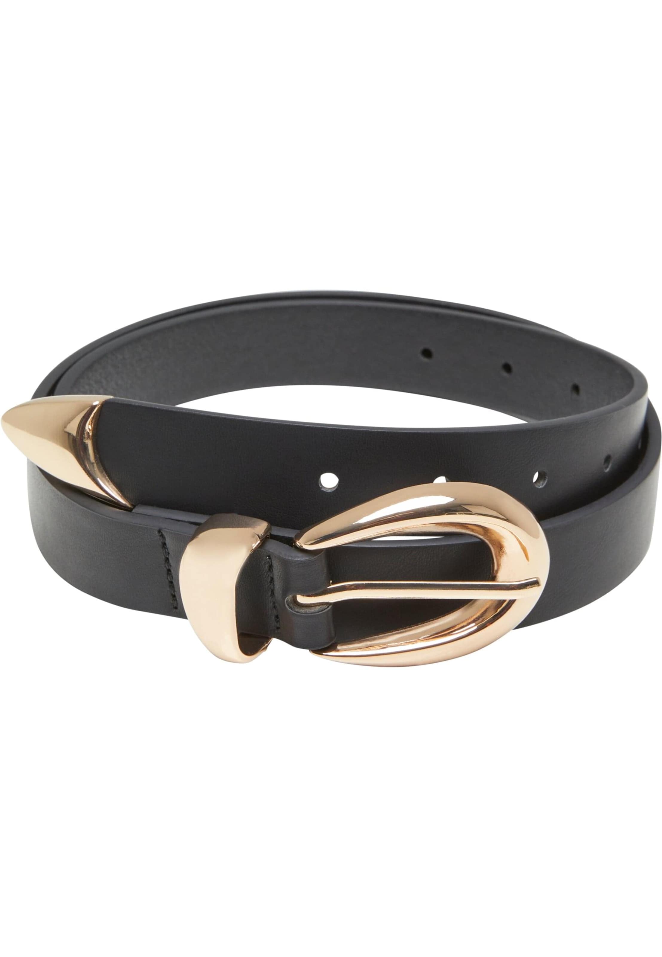 Urban Classics Belt in Black: front