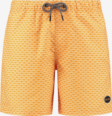 Shorts de bain Shiwi en orange : devant