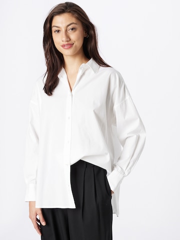 Camicia da donna 'Brisa' di mbym in bianco: frontale