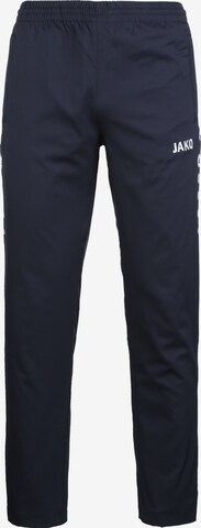 JAKO Regular Workout Pants 'Competition 2.0' in Blue: front