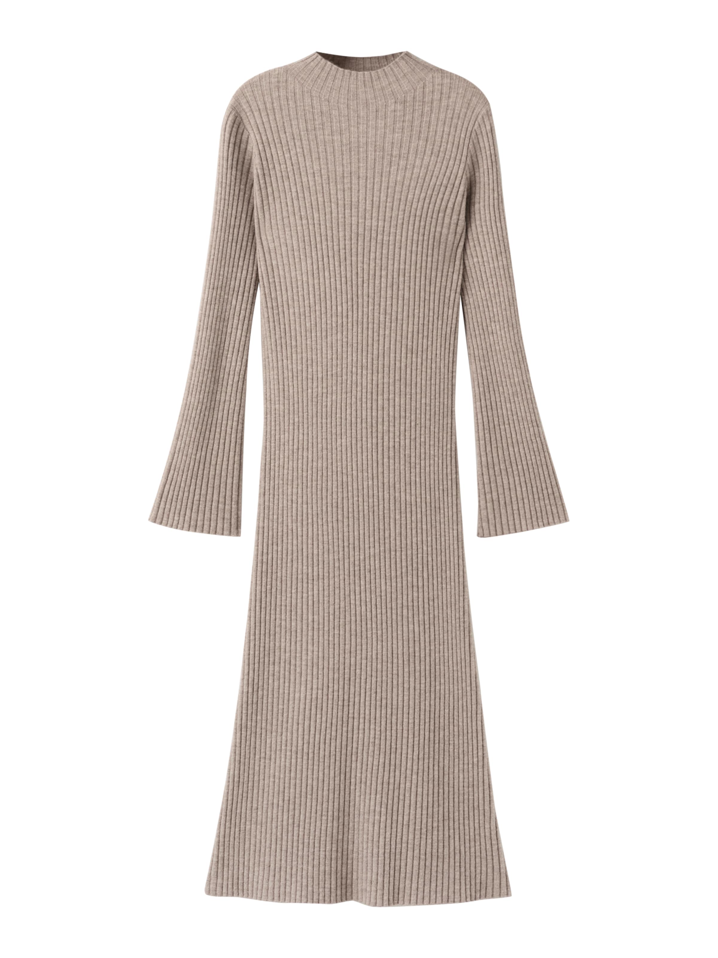 MANGO Robes en maille 'Kikita' en beige, Vue avec produit