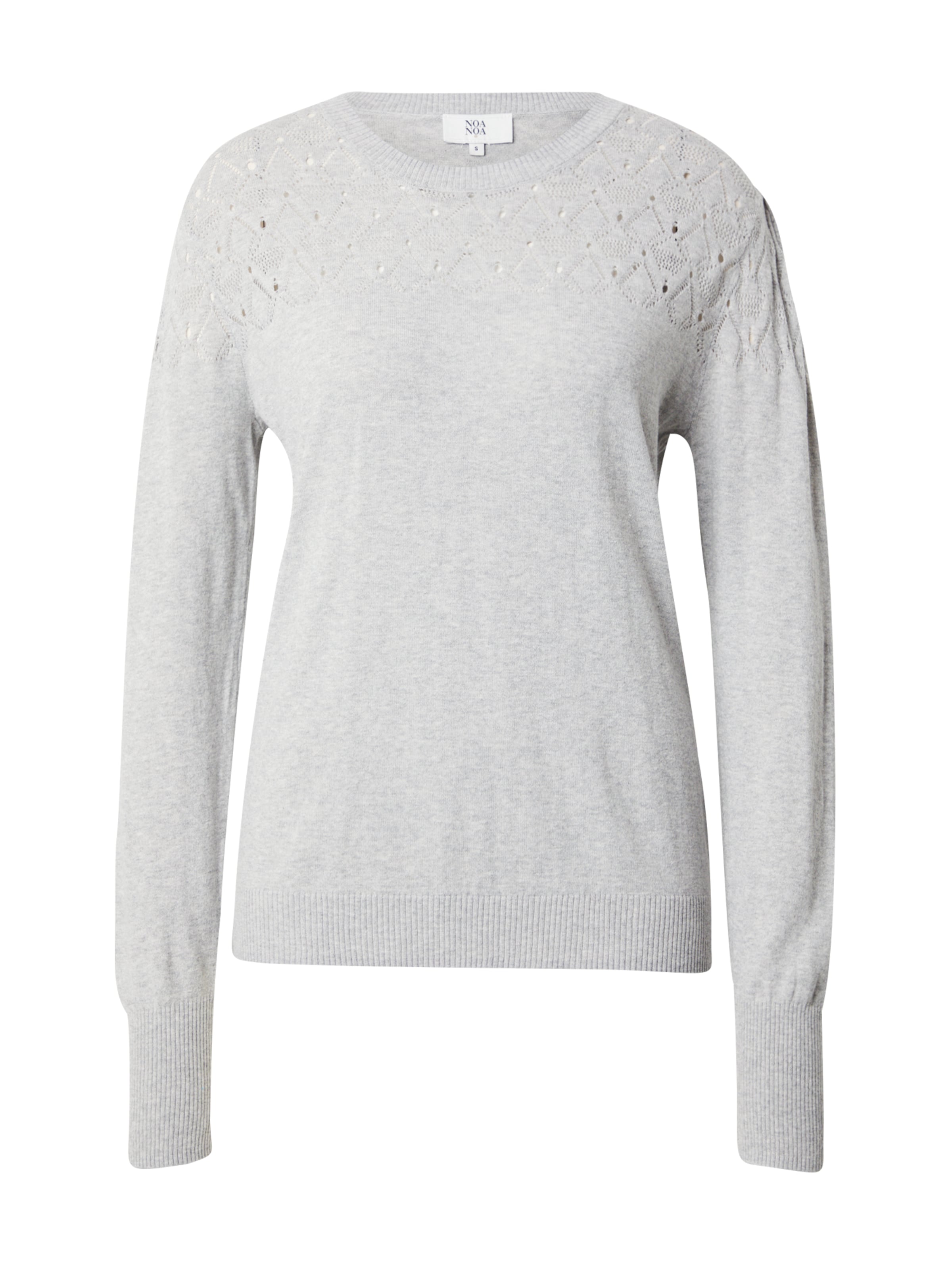 Noa Noa Pullover 'Clara' in Grau: Vorderseite