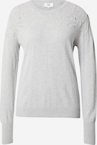 Noa Noa Pullover 'Clara' in Grau: Vorderseite