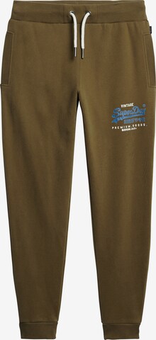 Superdry Pants 'Heritage' in Green: front