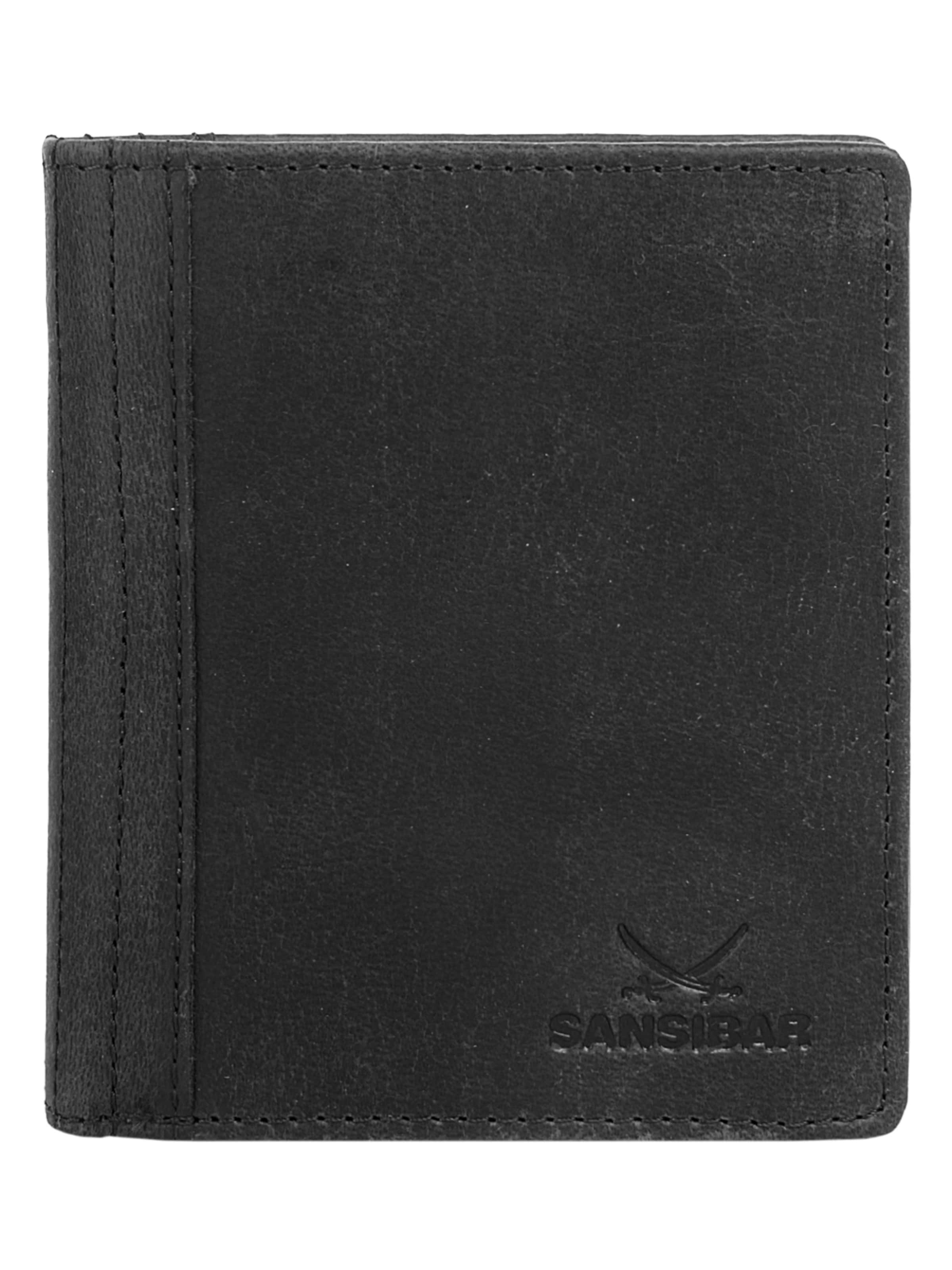 SANSIBAR Portemonnaie‌‌‌‌ in Schwarz: Vorderseite